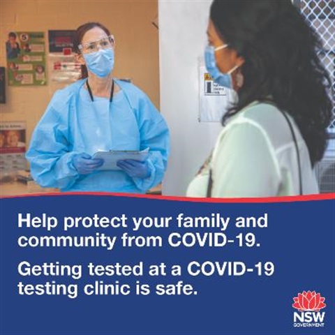 Protect our community. Get tested for COVID